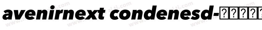 avenirnext condenesd字体转换